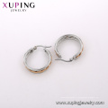 E-604 xuping fashion en acier inoxydable design personnalisé strass Hoop Hoop pour les femmes